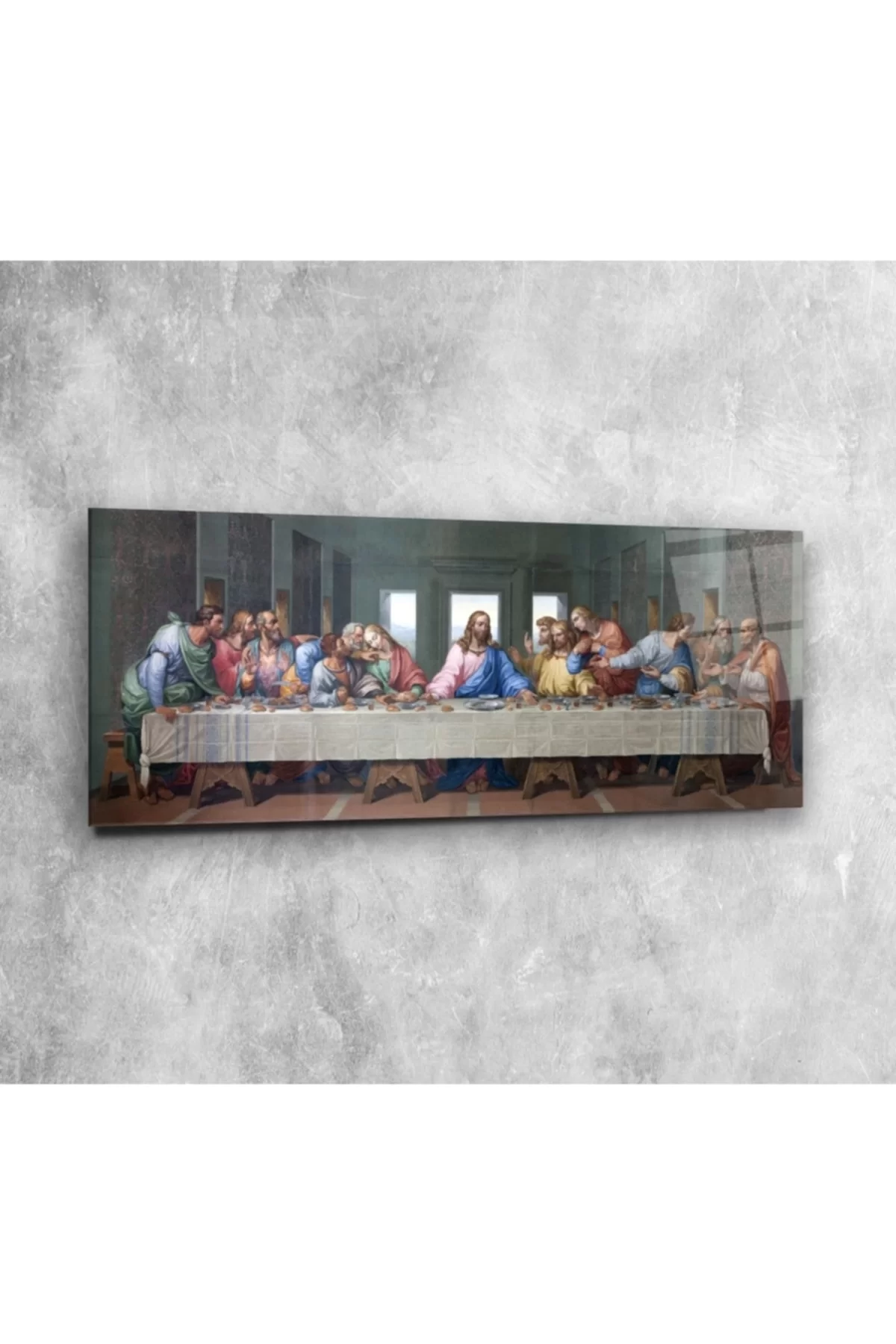 TEKNOO- Last Supper Panoramic Glass Painting