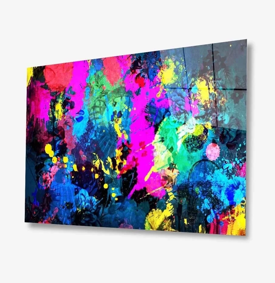 TEKNOO- Abstract Glass Painting