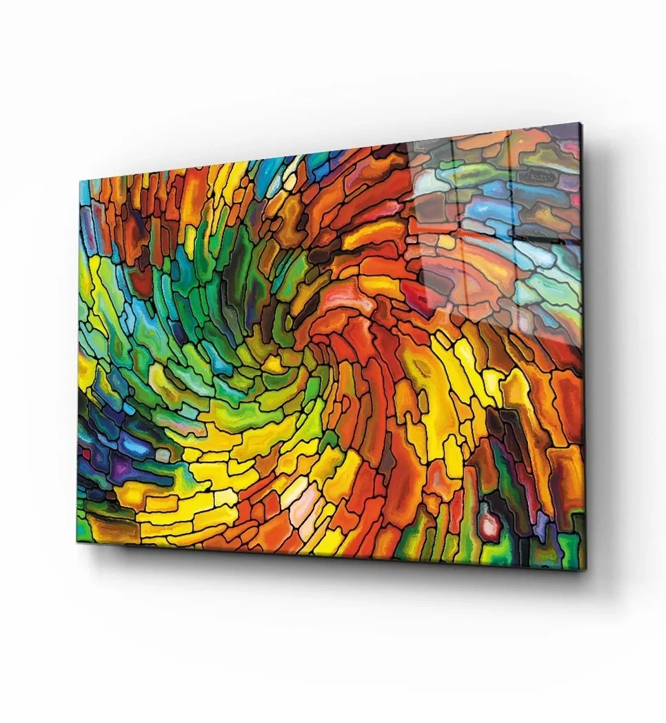 TEKNOO- Abstract Glass Painting