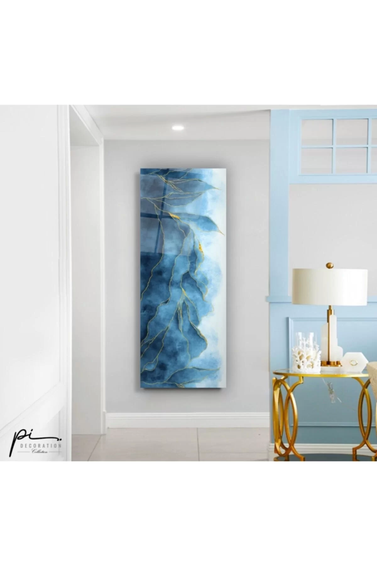 TEKNOO- Abstract Patterns Panoramic Glass Painting