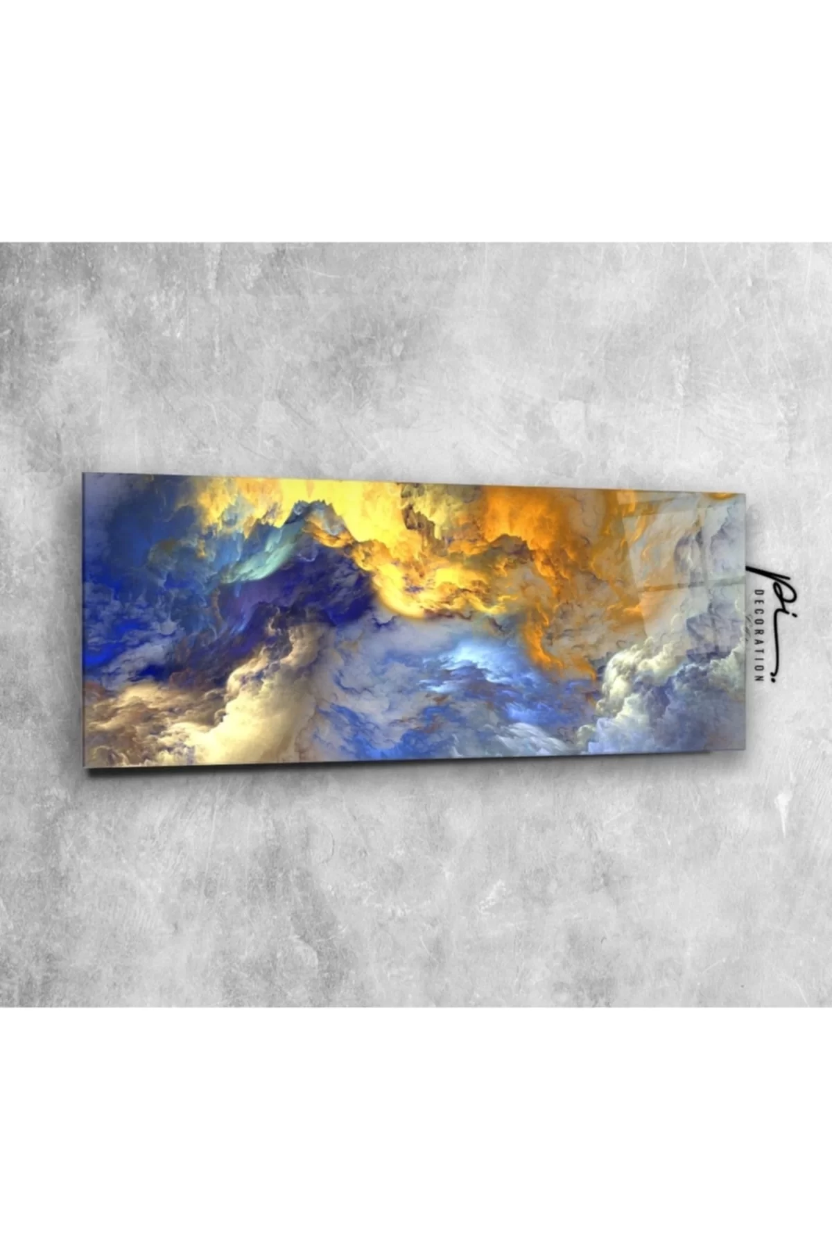 TEKNOO- Abstract Panoramic Glass Painting