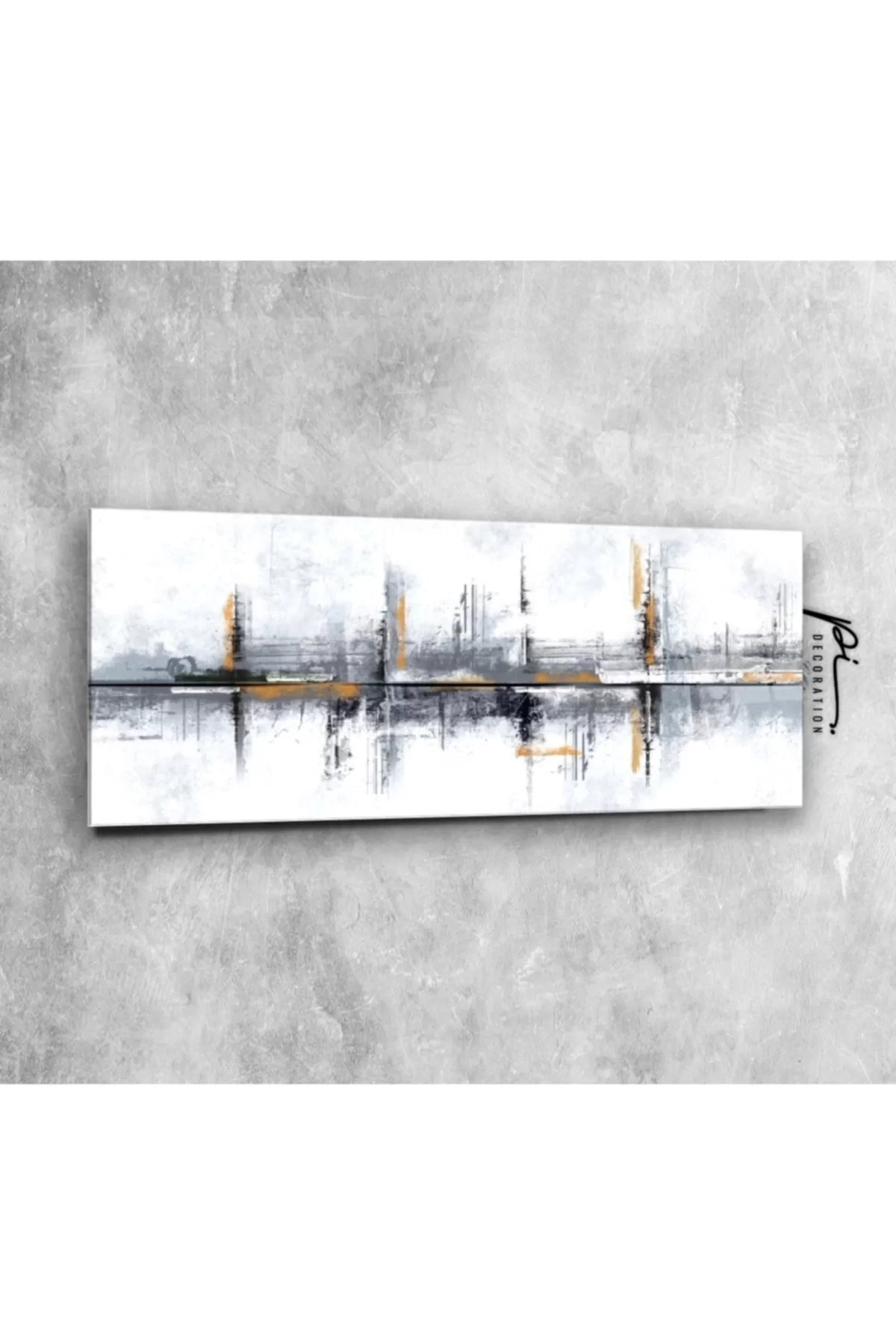 TEKNOO- Abstract Panoramic Glass Painting