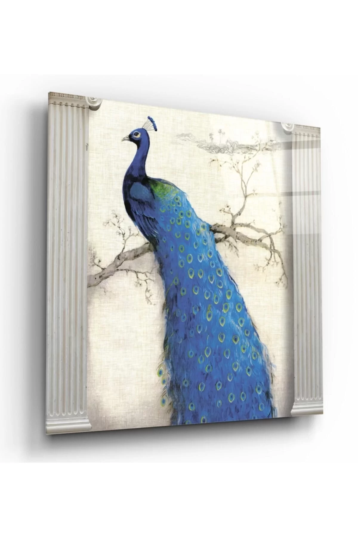 TEKNOO- Peacock Glass Painting