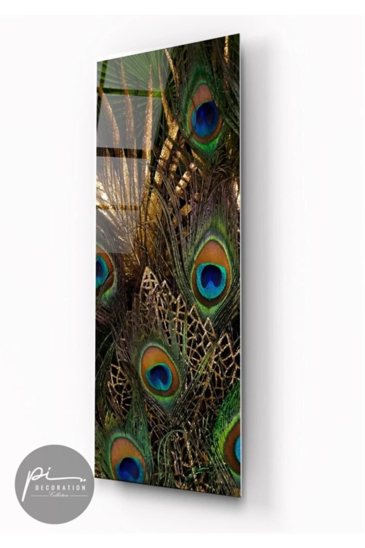 TEKNOO- Peacock Panoramic Glass Painting