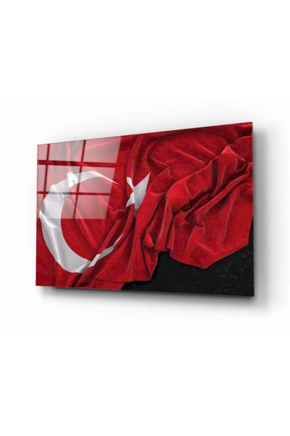 TEKNOO- Turkish Flag Glass Painting