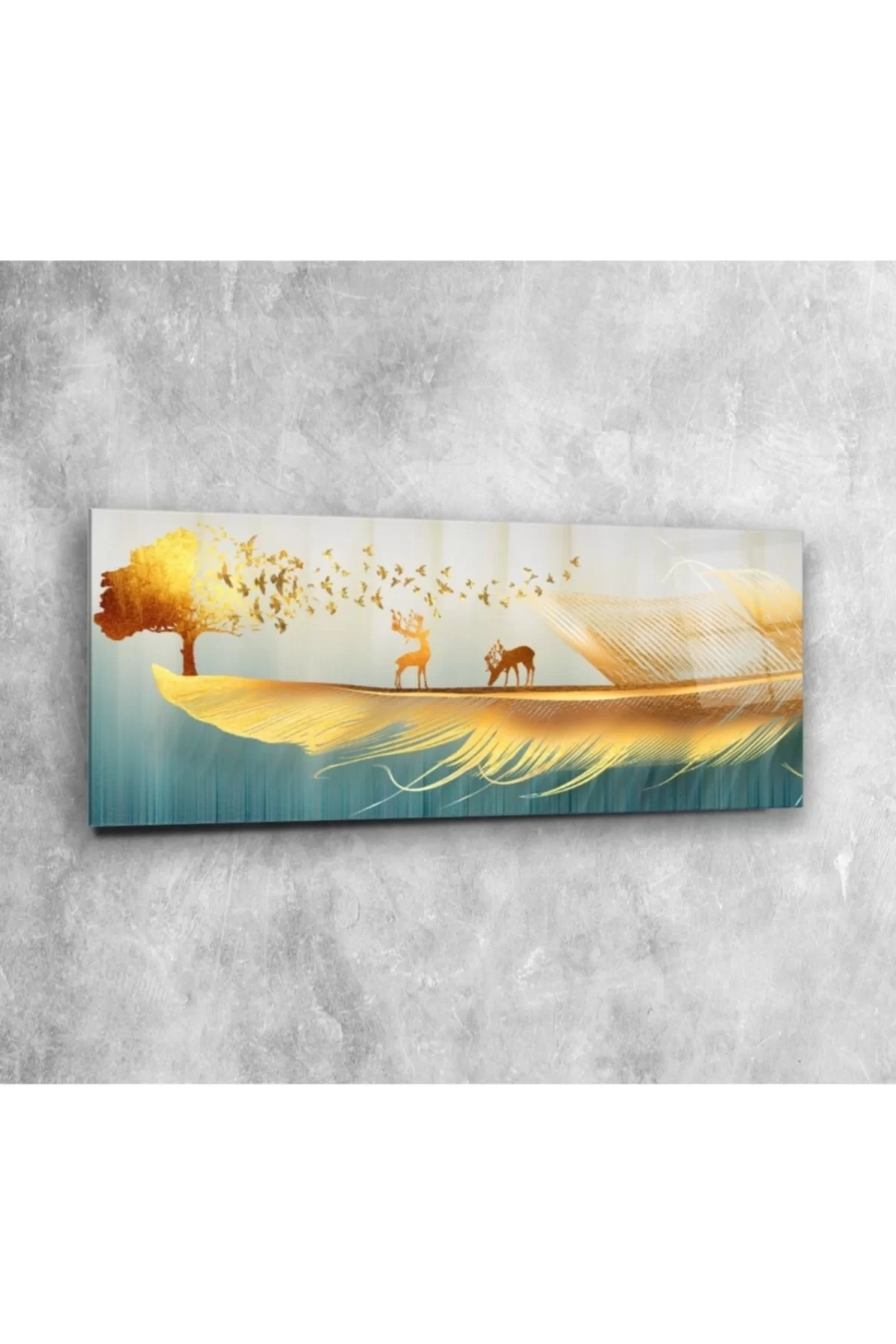 TEKNOO- Feather Panoramic Glass Painting