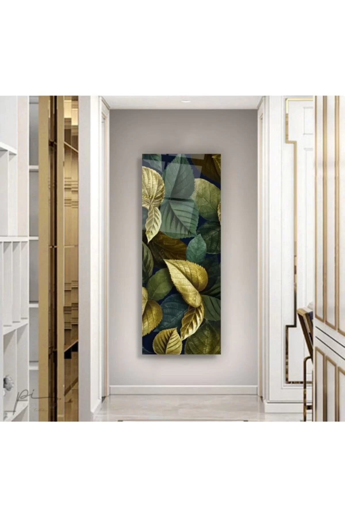 TEKNOO- Leaves Panoramic Glass Painting