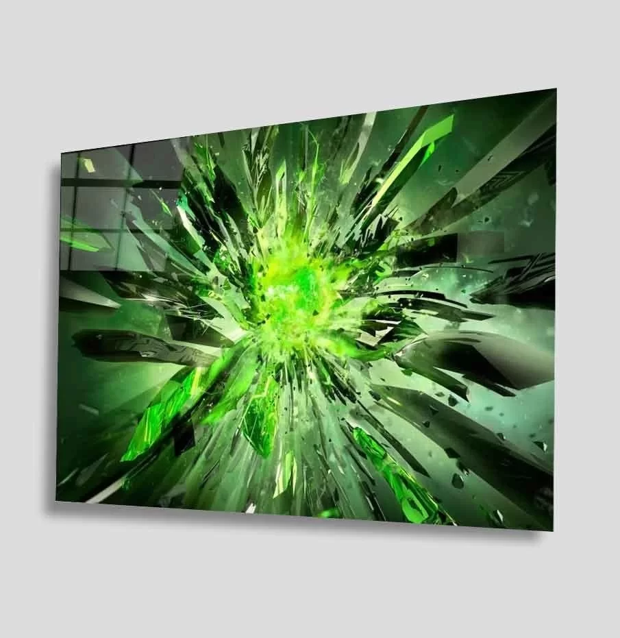 TEKNOO- Green Glass Painting