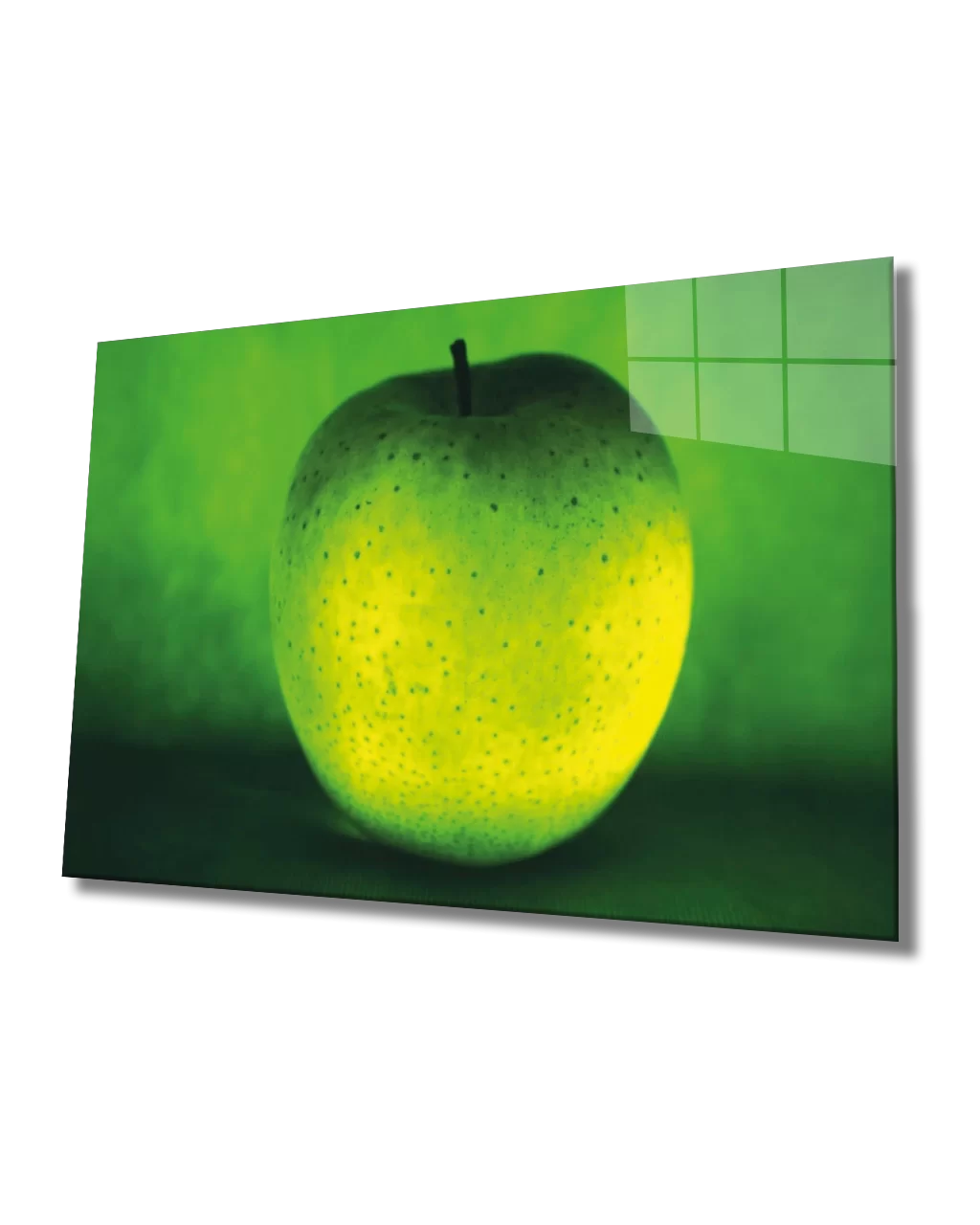 TEKNOO- Green Apple Glass Painting Green Apple