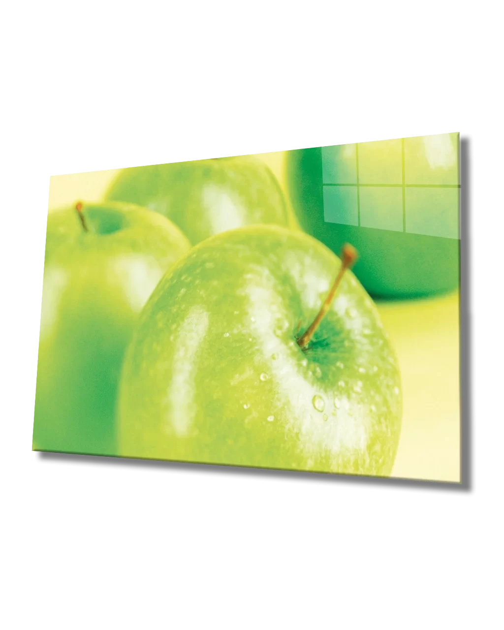 TEKNOO- Green Apples Glass Painting Green Apple