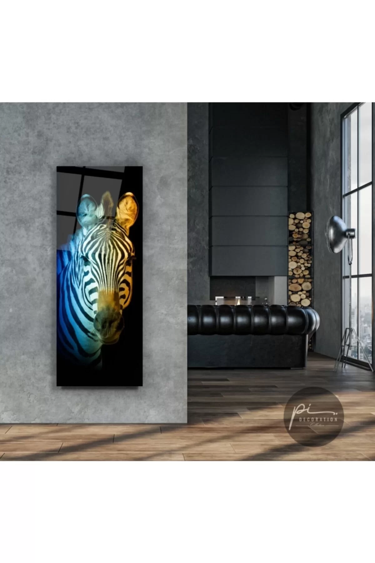 TEKNOO- Zebra Panoramic Glass Painting