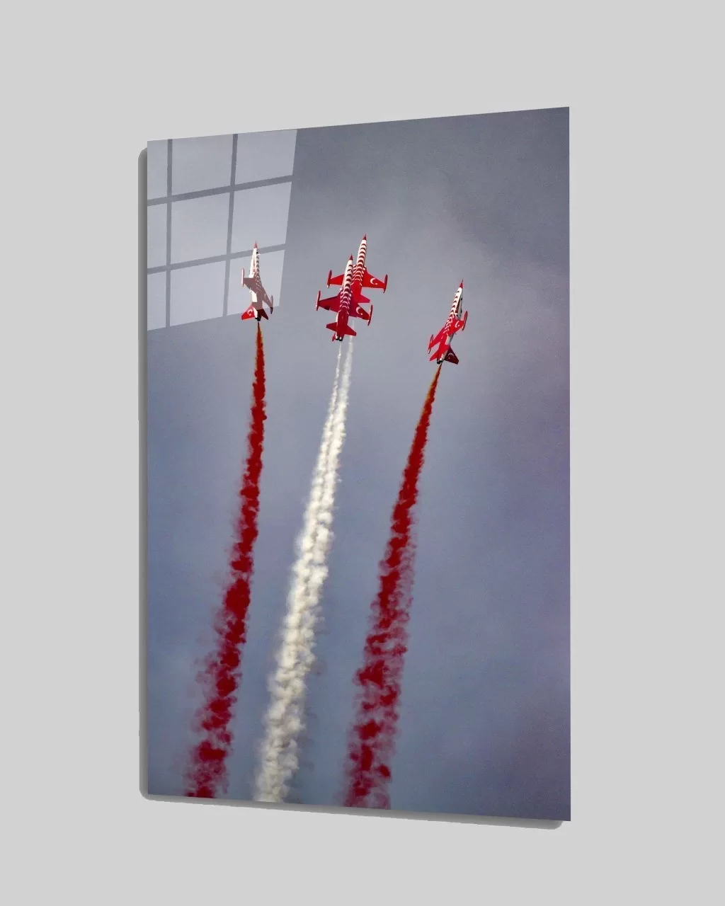 Turkish Airplanes Glass Painting