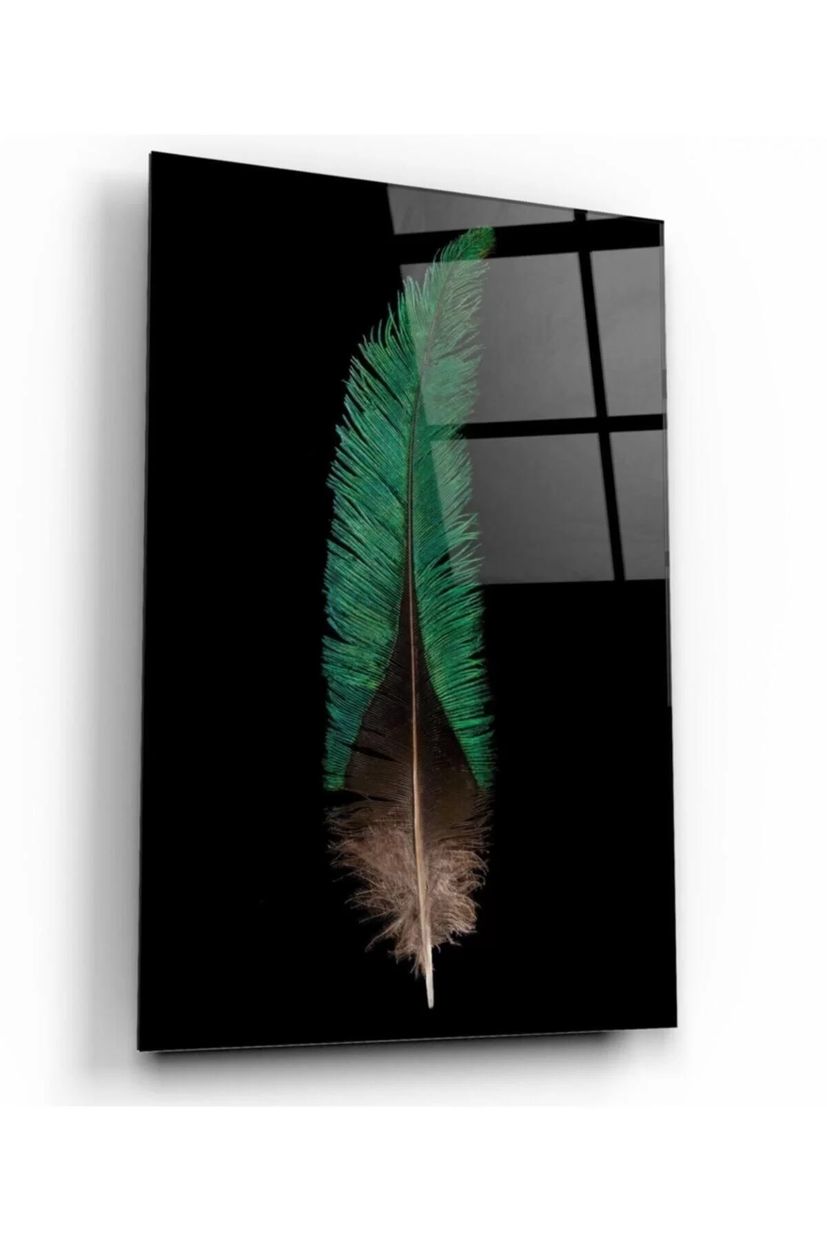 Feather Glass Painting