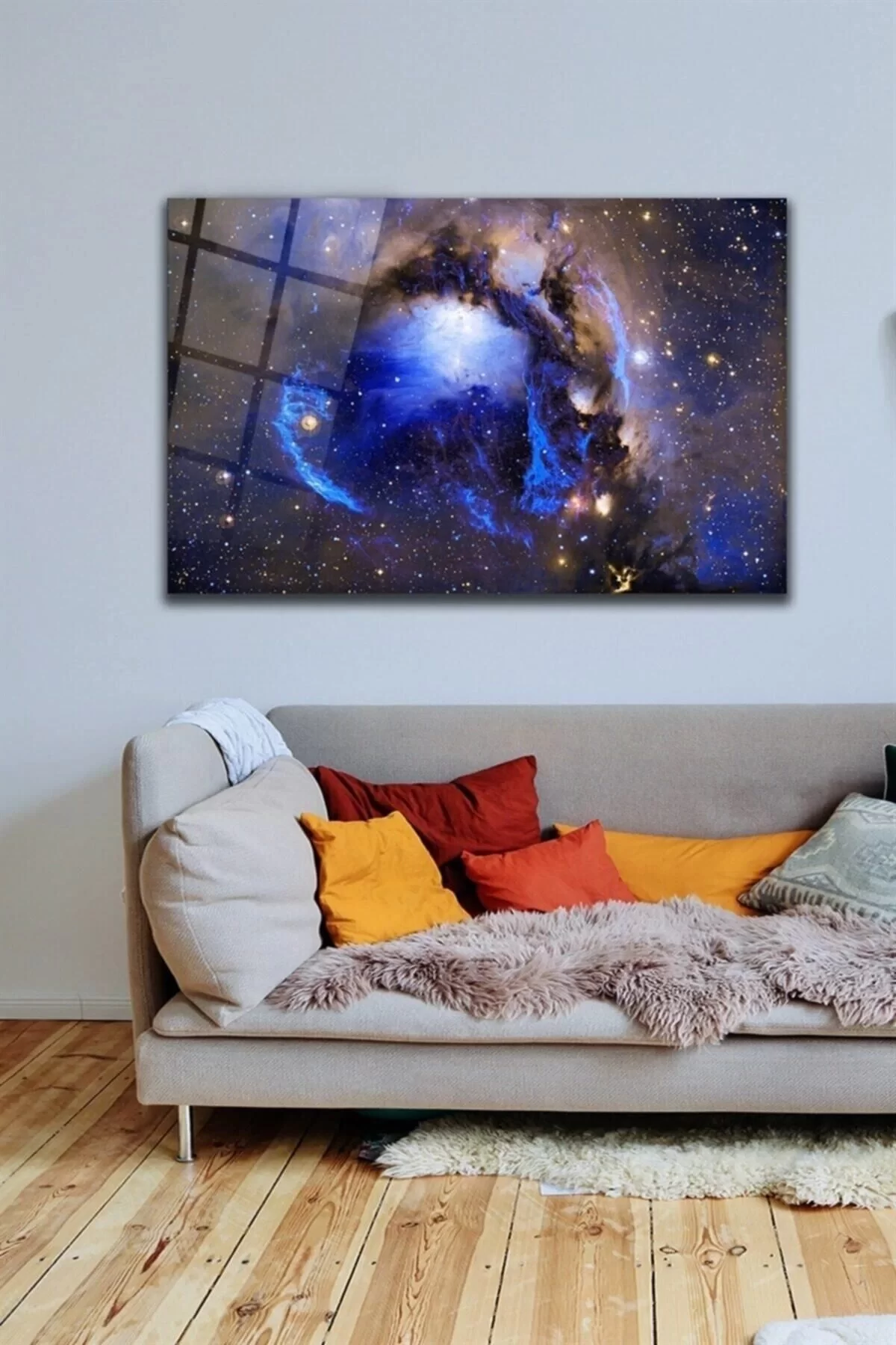 Space Glass Painting Wall Decoration, Home Decoration, Wall Painting, Home Gift