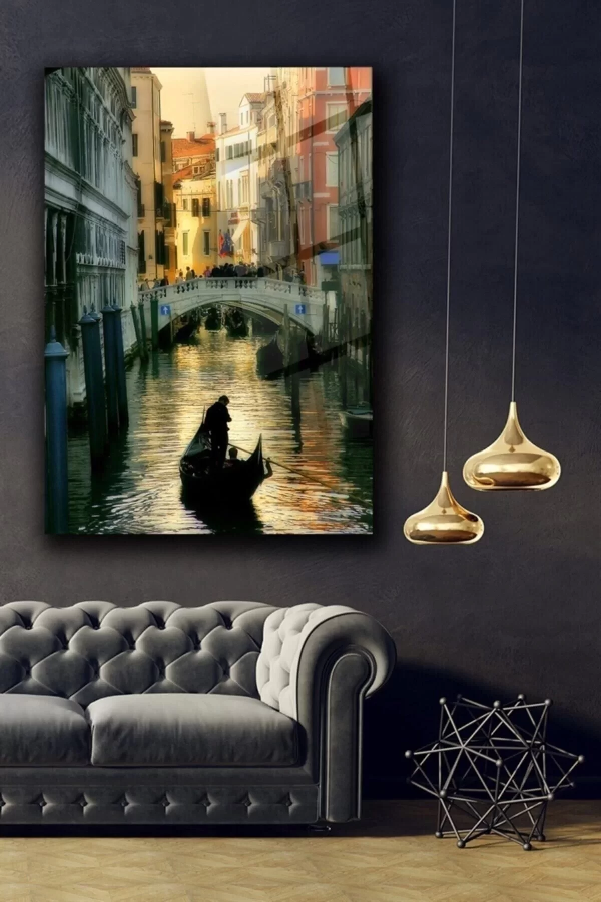 Venice Glass Painting Wall Decoration, Home Decoration, Wall Painting, Home Gift