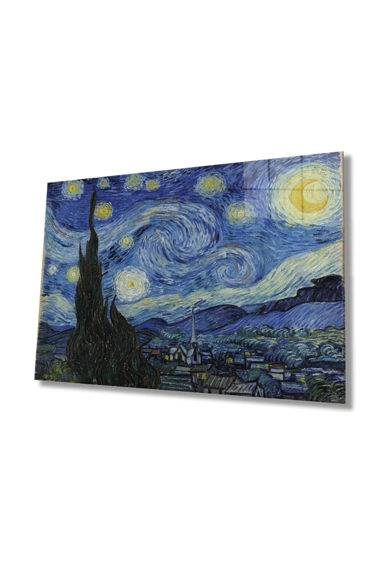 Vincent Van Gogh Glass Painting, Home And Office Wall Decoration