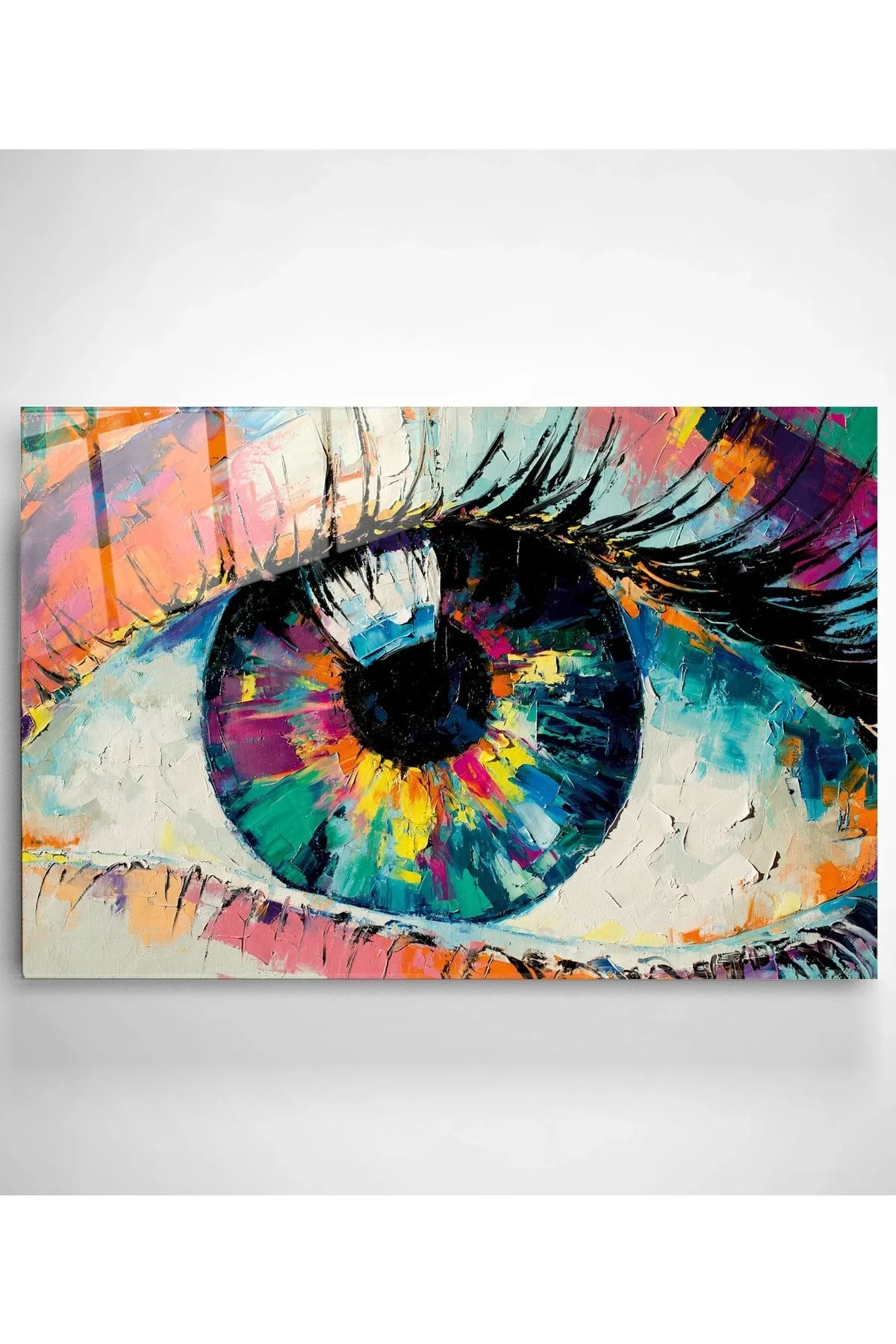 Oil Painting Eye Glass Painting