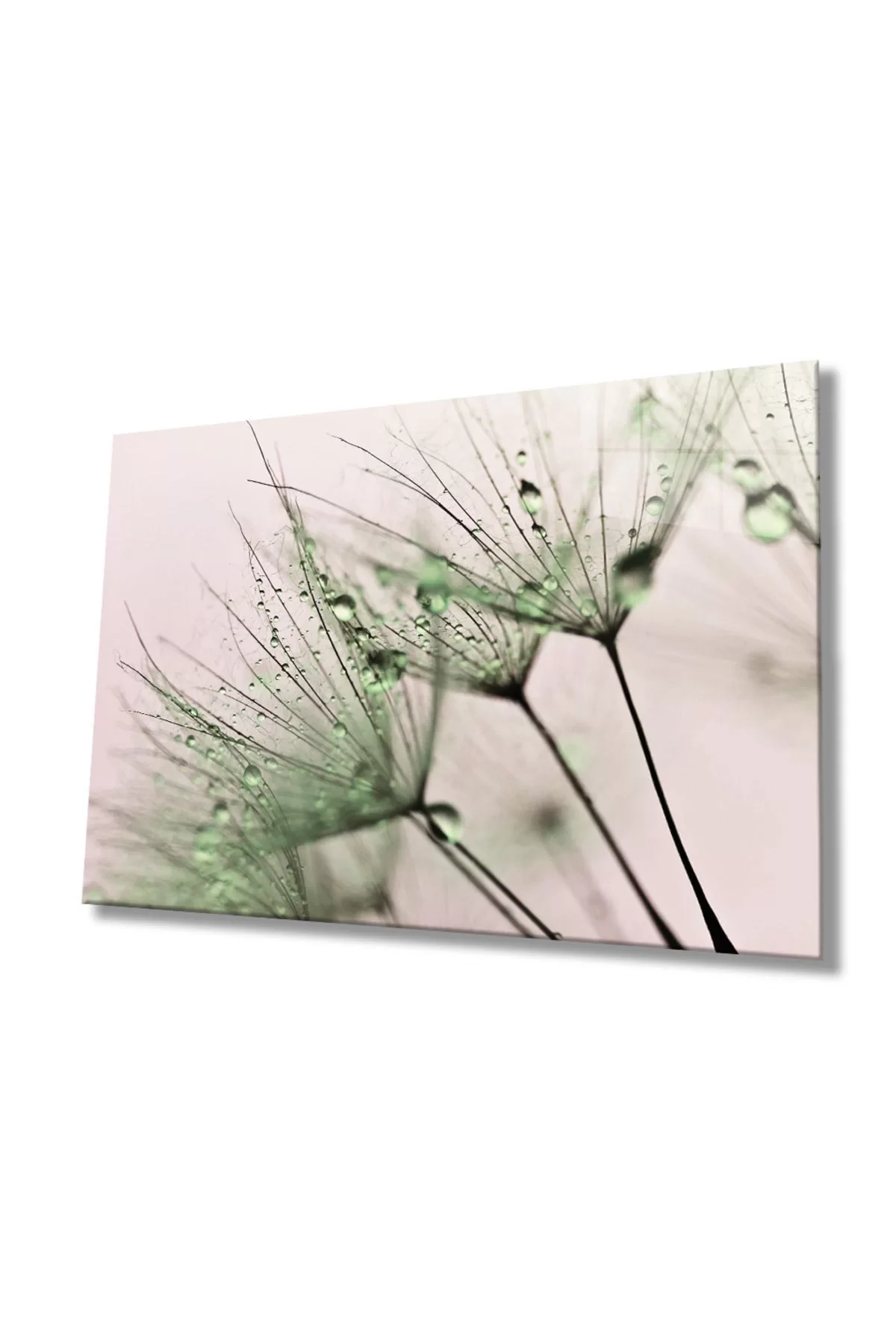 Green Dandelion Glass Table