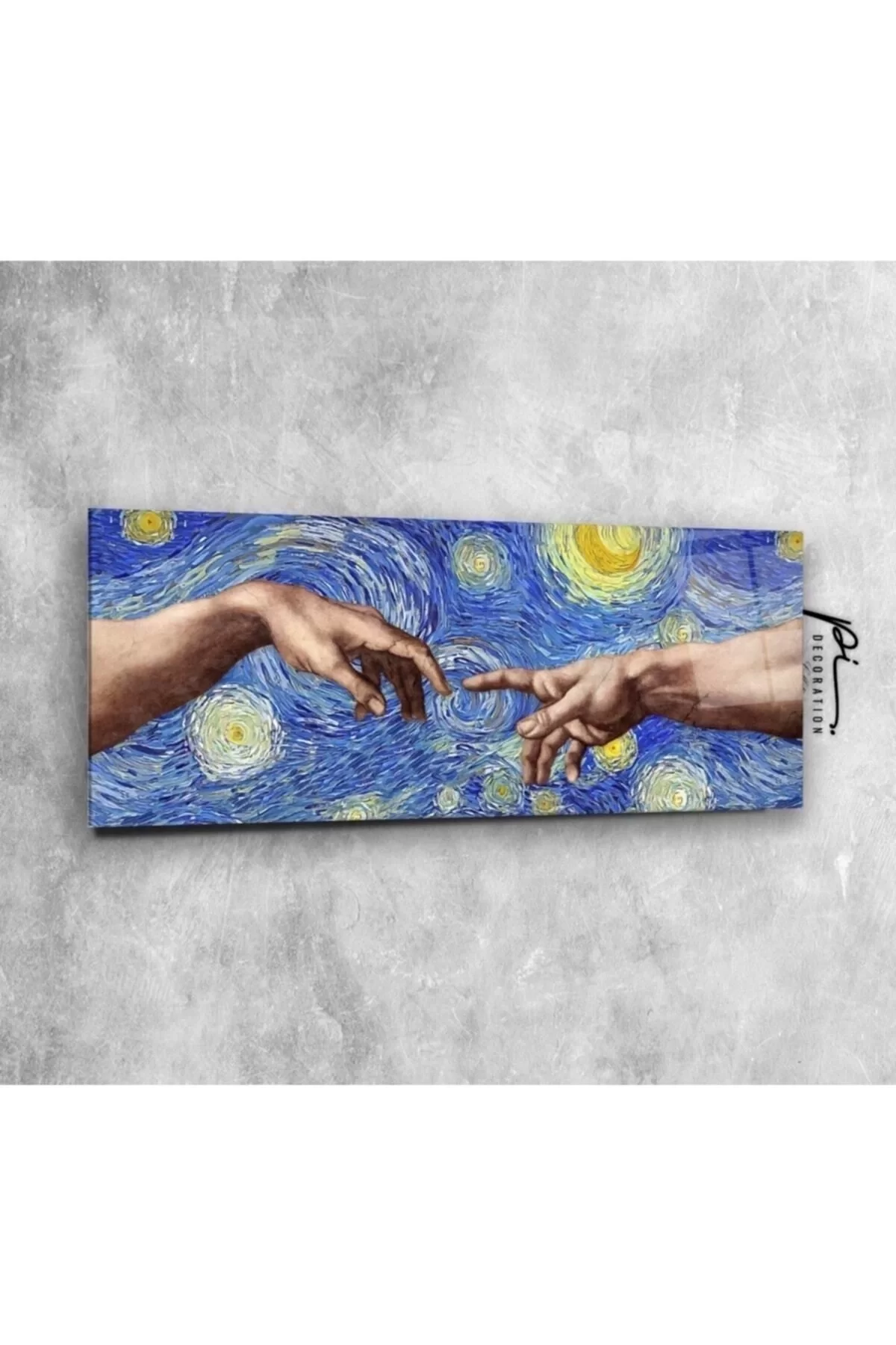 Starry Night Panoramic Glass Painting