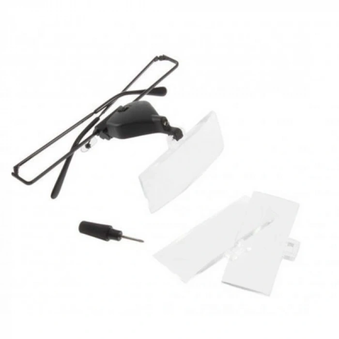 -gözlük Modeli  1.5x,2.5x,3.5x 3 Adet Lensi Gözlük Büyüteç