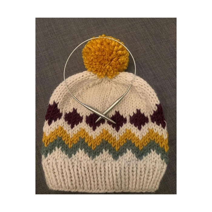 1 Adet Sport Wool Atkı Bere Ceket Yelek Örgü İpi Yünü No: 2807 Bonsai Çiçeği