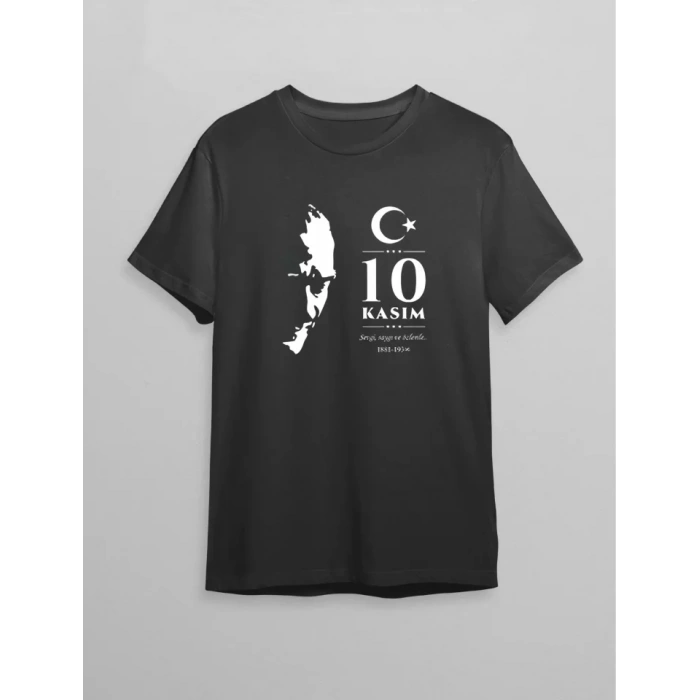 10 Kasım Atatürk Baskılı Tshirt