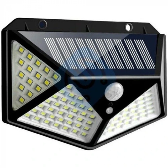 100 Led Dış Mekan Solar Aydınlatma Fotoselli Solar Lamba