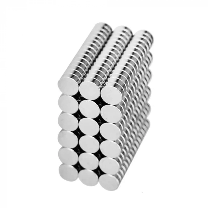 100 Lü 8x3mm Yuvarlak Neodyum Mıknatıs