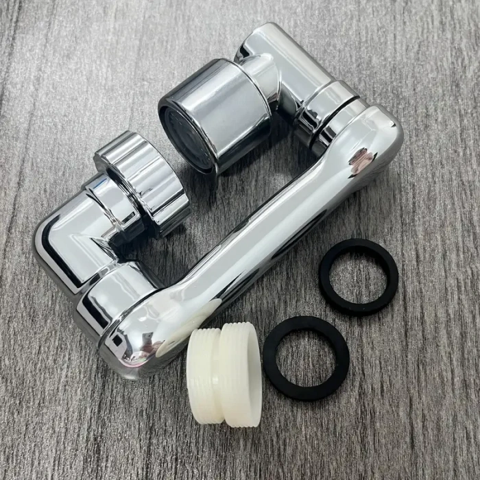 1080 Derece Dönebilen Mutfak ve Lavabo Bataryası Akrobat Musluk Ucu (4887)