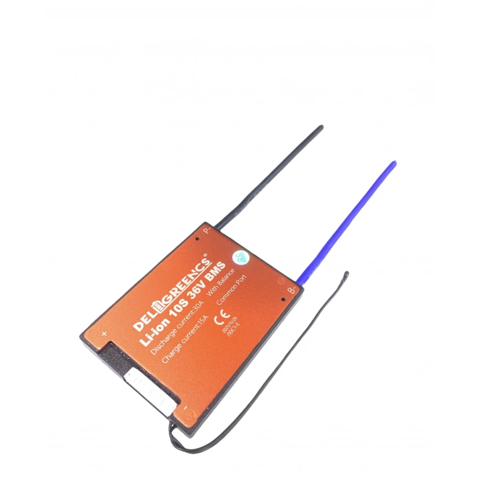 10S 30A  Li-Ion Bms Karti Sensörlü Ortak Port