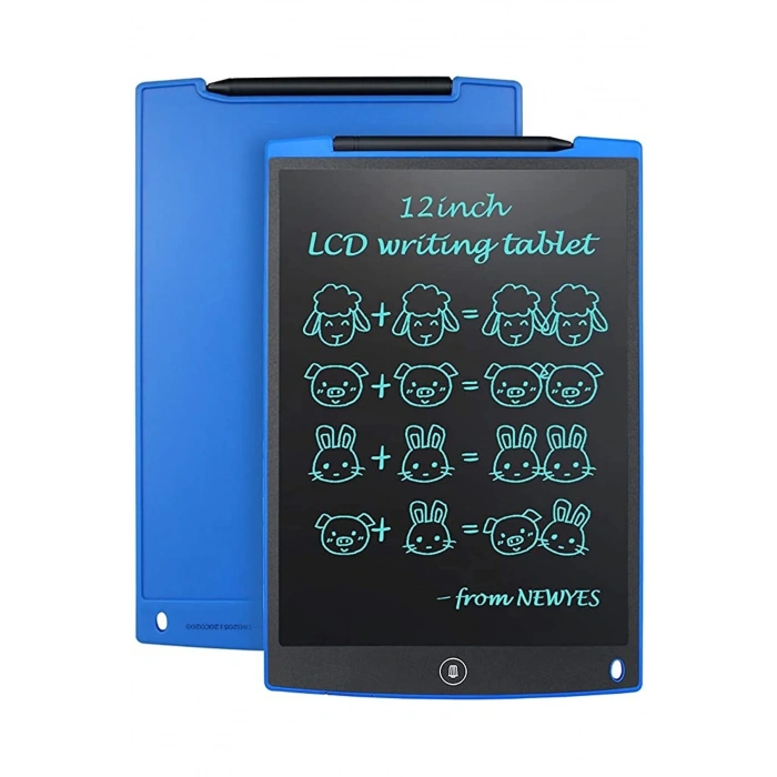 12 Inc Writing Lcd Grafik Dijital Kalemli Çizim Tableti Yazı Tahta Not Yazma Eğitim Tableti