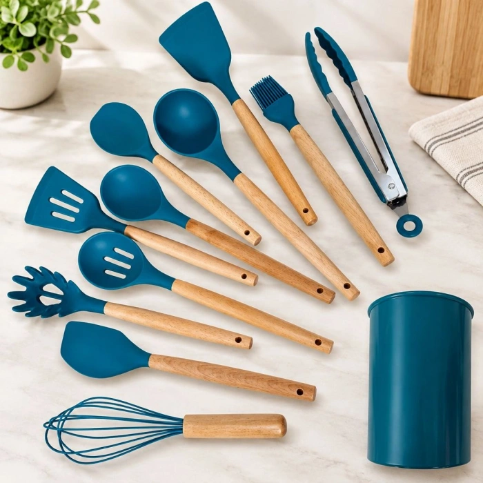 12 Parça Silikon Mutfak Seti