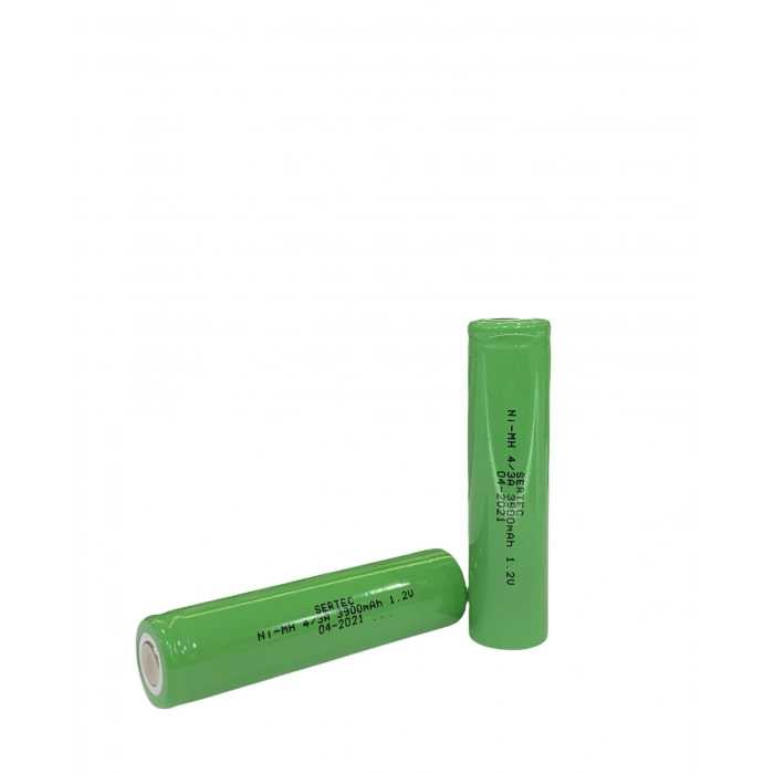 1.2V 3800 Mah - 4/3A - Ni-MH Şarjlı Pil - (Başsız / Flat Head)