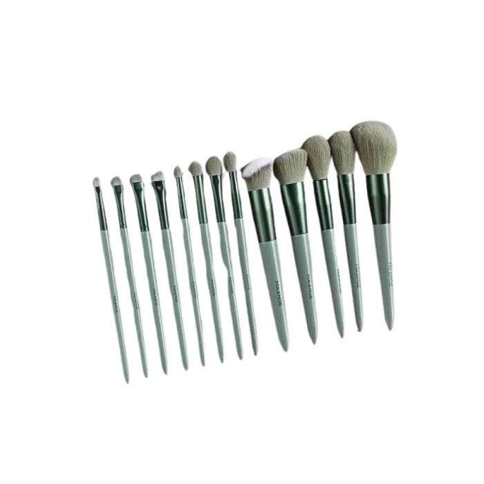 13 Parça Taşınabilir Kılıflı Profesyonel Makyaj Fırça Seti Pudra Allık Fondöten Fırçası