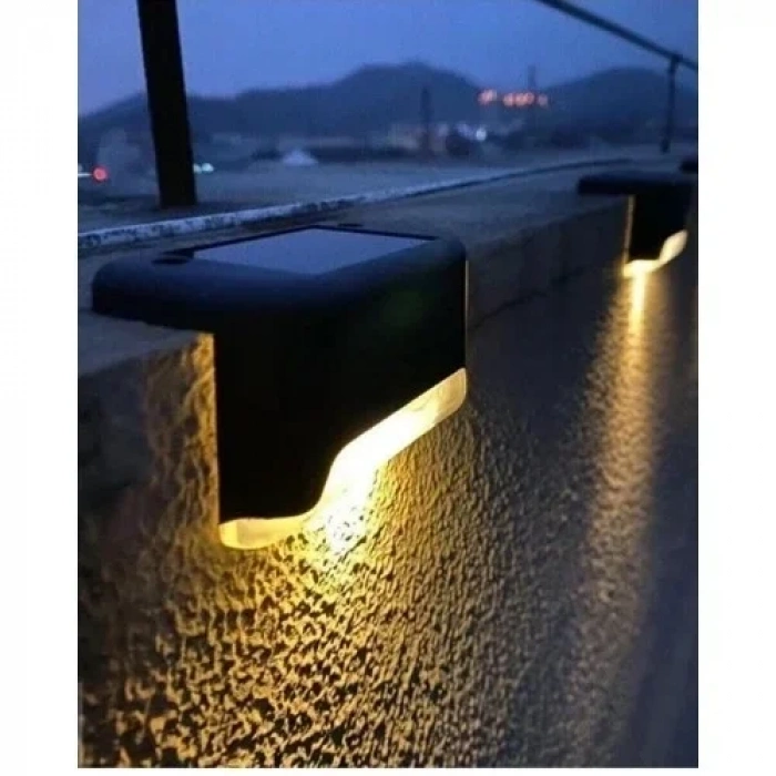 16 Adet Köşebent Merdiven Veranda Solar Güneş Enerjili Bahçe Led Lamba Dekor Çok Al Az Öde