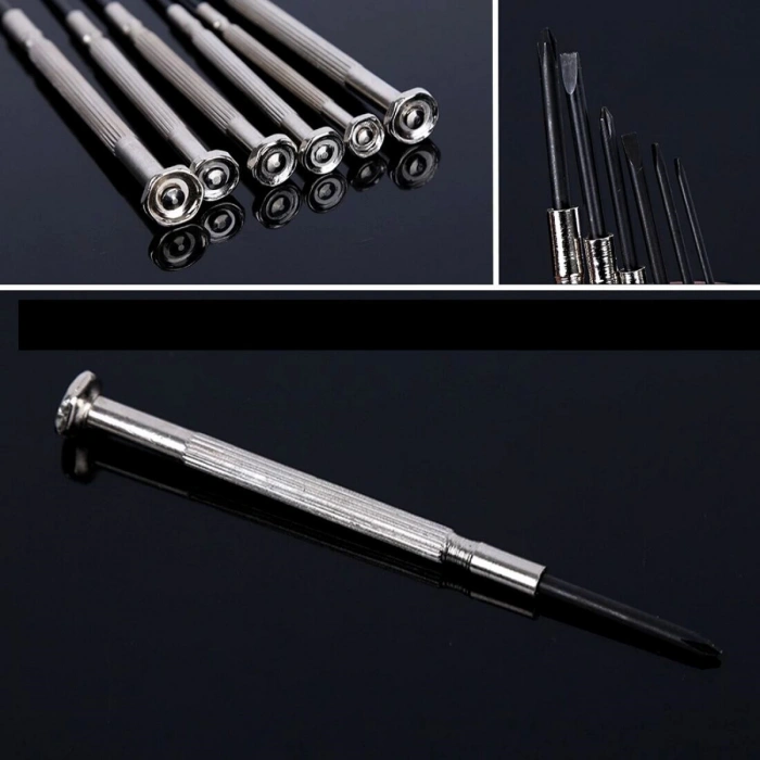 16 Parça Hassas Tornavida Seti Saatçi ve Telefoncu Tornavidası (4887)