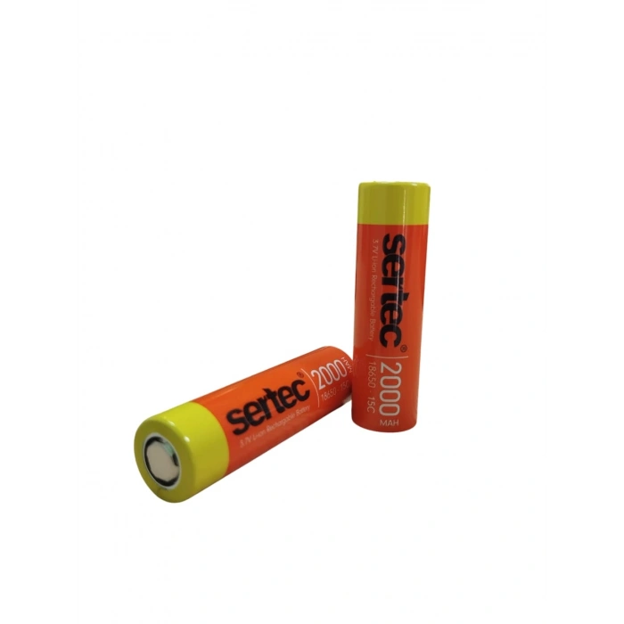 18650 3.7V 2000 Mah 15C Li-Ion Şarjlı Pil
