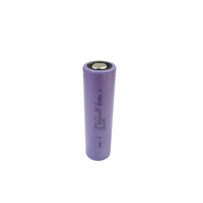 18650 3.7V 2200 Mah 5C Li-Ion Şarjlı Pil
