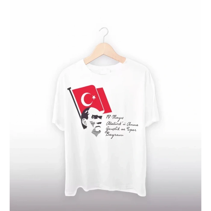 19 Mayıs 20/1 Baskılı Tshirt
