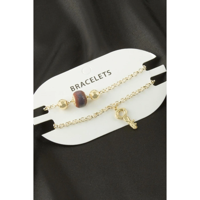 2 Adet Anahtar Trend Zincir Bileklik