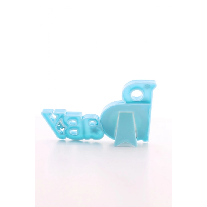2 Adet Baby Yazılı Sevimli Mini Resim Çerçevesi Mavi