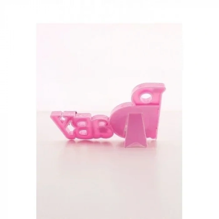 2 Adet Baby Yazılı Sevimli Mini Resim Çerçevesi Pembe