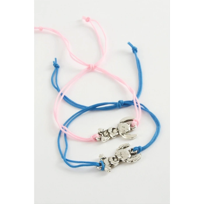 2 Adet Çzgflm Karakteri İp Bileklik