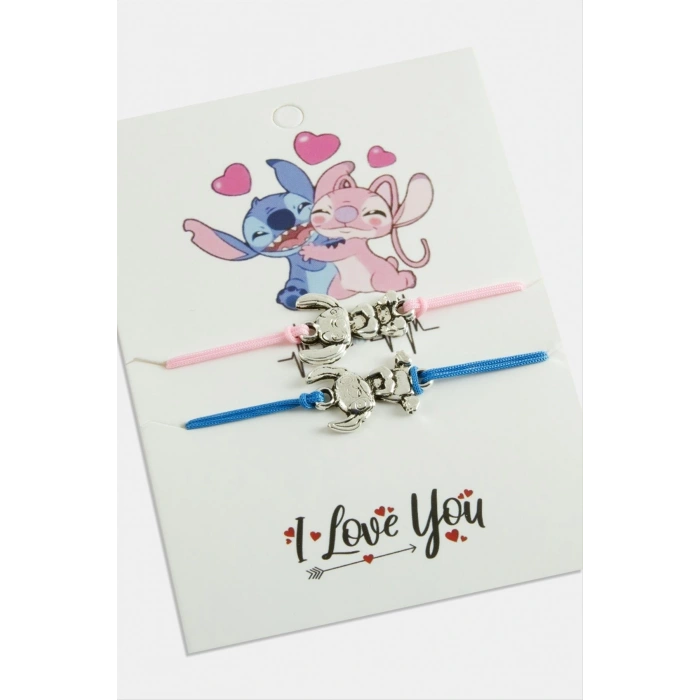 2 Adet Çzgflm Karakteri İp Bileklik