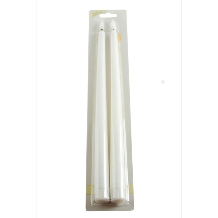 2 Adet Işıklı Şamdan Mum 34 cm