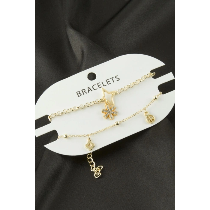 2 Adet Kartanesi Trend Zincir Bileklik