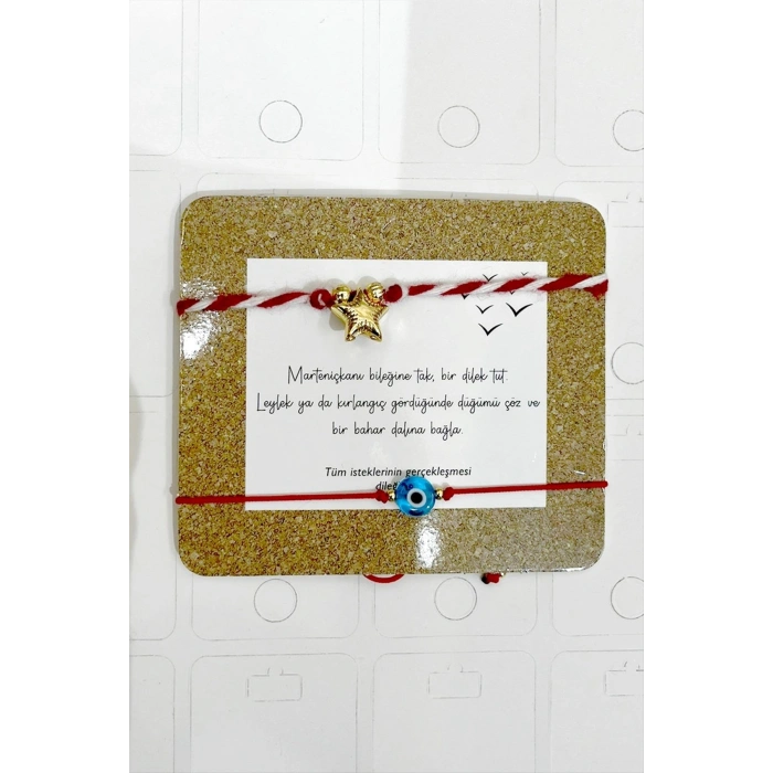 2 Adet Yıldız Nazar Marteniçka Bileklik