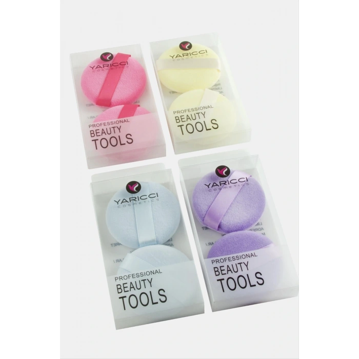 2 Adet Yuvarlak Makyaj Süngeri