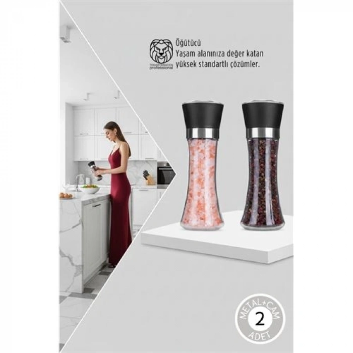 2 Li Baharat Tuz Öğütücü Set Dees Dickerhoof Design 718753