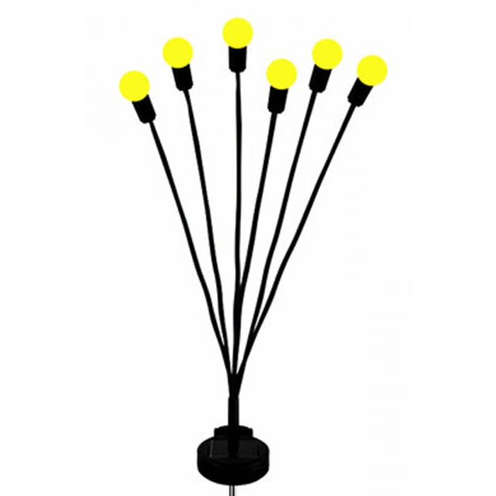 2li Bahçe Çiti 6lı Renkli Güneş Enerjili Led Lamba -1085